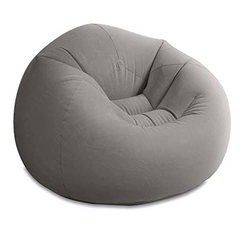 Intex Beanless Bag Lounger: Corduroy Flocking, Durable Vinyl, 220lb Capacity