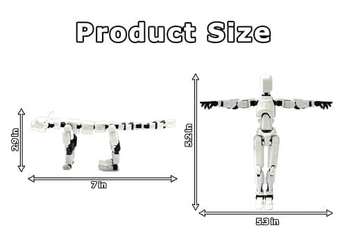 Titan 13 Robot Cat Action Figure Set for Desk Decorating