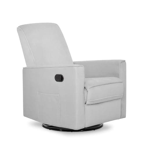 Raleigh Upholstered Swivel Glider Rocking Chair for Nursery, Certified & Reclining