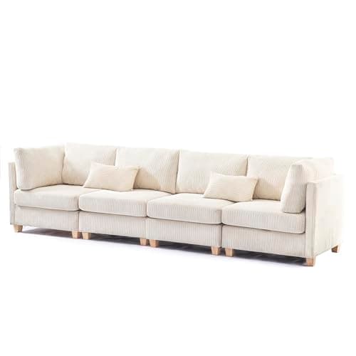 Modern L-Shaped Sectional Sofa Set for Living Room