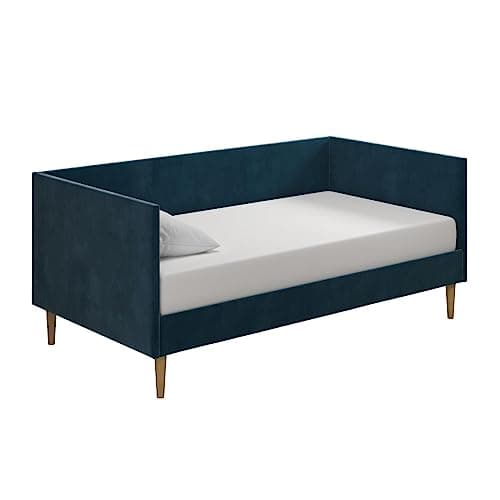 DHP Franklin Mid-Century Velvet Daybed, Twin, Blue