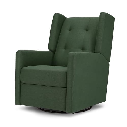 Pine Green Greenguard Certified Maddox Recliner & Swivel Glider