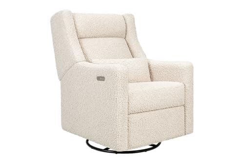 Babyletto Kiwi Power Glider Recliner, GREENGUARD Gold Certified, Cream