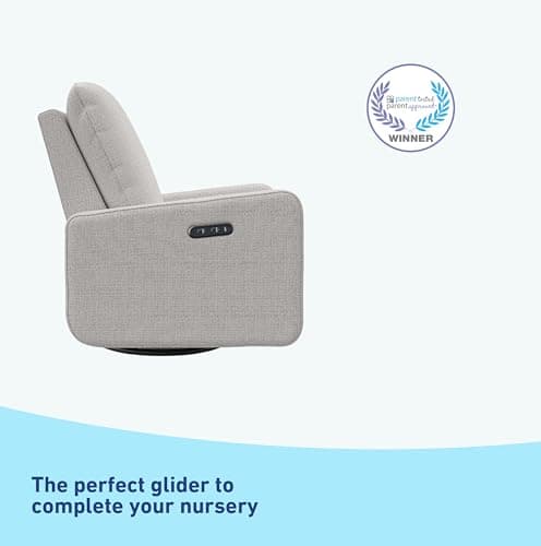 Graco Teddi Power Recliner Swivel Glider - Electronic Recline, USB Charging, Premium Comfort