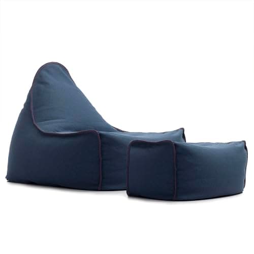No-Filler Bean Bag Chair Cover for Living Room and Bedroom