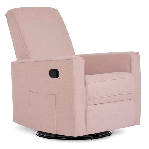 Raleigh Upholstered Swivel Glider Rocking Chair for Nursery, Certified & Reclining