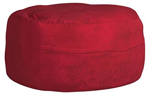 Cinnabar 5' Chill Sack Bean Bag Chair - Giant Memory Foam Lounge with Soft Cover