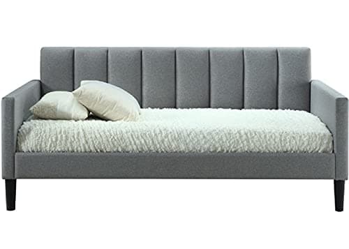 LuXeo Bristol Gray Upholstered Twin Daybed