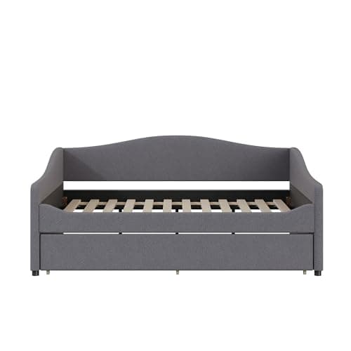 Twin Size Upholstered Daybed with Trundle and LED Light, Gray for Guest Room and Apartment
Twin Size Teddy Fleece Day Bed Frame with Solid Wood Slats, Gray for No Spring Box Needed Bedroom
Twin Size Daybed with Trundle and LED Light, Easy Assembly Da