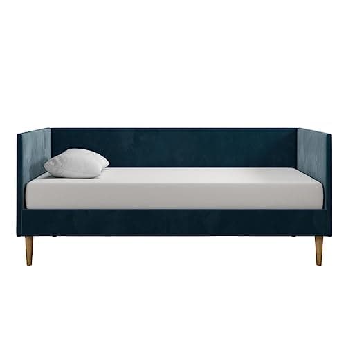 DHP Franklin Mid-Century Velvet Daybed, Twin, Blue