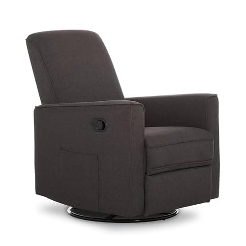 Raleigh Upholstered Swivel Glider Rocking Chair for Nursery, Certified & Reclining
