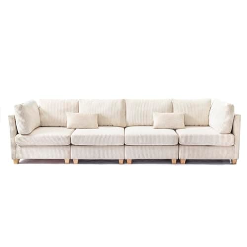 Modern L-Shaped Sectional Sofa Set for Living Room