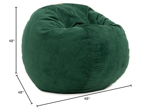 CordaRoy's Rainforest Chenille Bean Bag - Bed & Chair - Queen Size - Machine-Wwashable