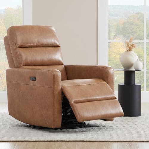 Oversized Power Reclining Glider Chair with USB Ports for Living Room