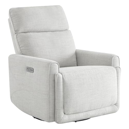 CHITA Electronic Power Recliner Chair, FSC Certified, Boucle White