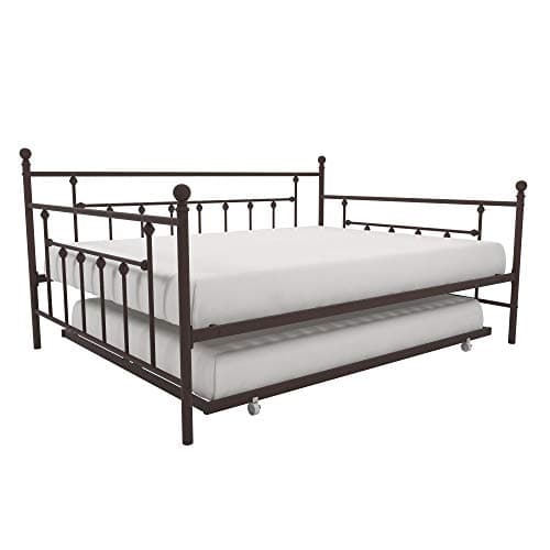 DHP Bronze Manila Metal Daybed and Trundle Queen/Full Size