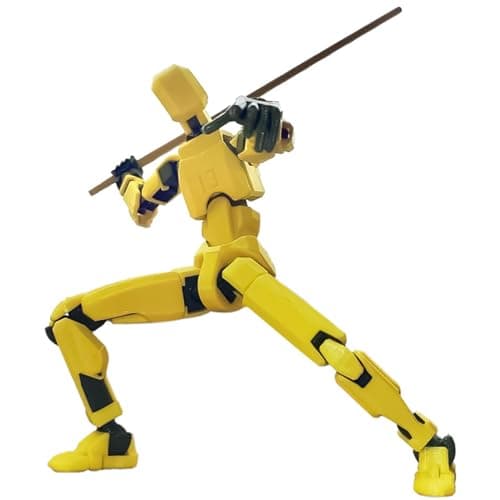 ONEST 8-Piece T13 3D Printed Multi-Jointed Robot Action Figures for Game Lovers