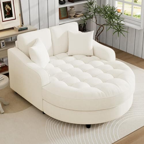 Modern 55" Oversized Chaise Lounger, Chenille Fabric Sleeper Sofa Couch for Living Room, Bedroom and Office (Blue-gray/55)  
Modern 55" Chaise Lounger, Chenille Fabric Sleeper Sofa Couch with Charge Station for Living Room, Bedroom and Office (Blue-g