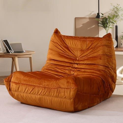 SlateGray Bean Bag Chair for Adults - Soft Dutch Velvet Sofa