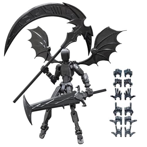 T13 Titan Robot Action Figure - Articulated Collectible Desktop Decoration