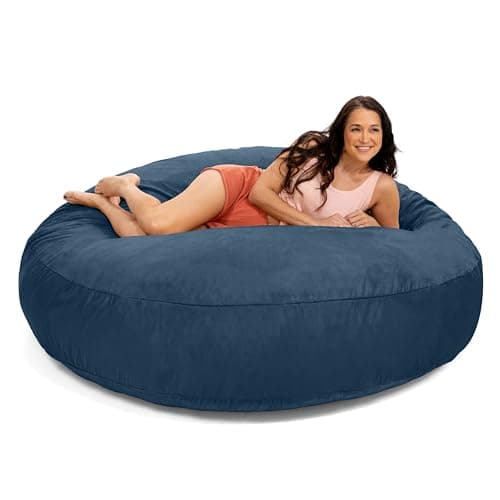 Jaxx 6 Foot Cocoon Bean Bag Bed & Chair, Charcoal