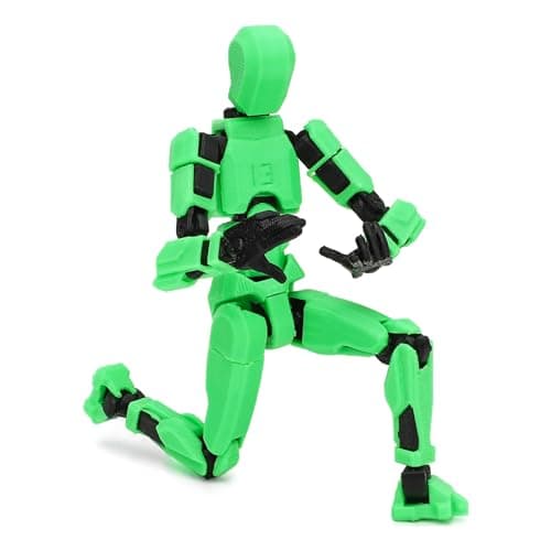 ONEST 8-Piece T13 3D Printed Multi-Jointed Robot Action Figures for Game Lovers