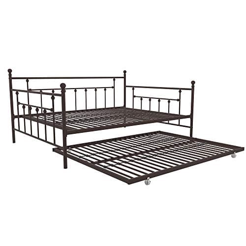 DHP Bronze Manila Metal Daybed and Trundle Queen/Full Size