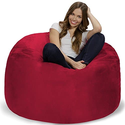 Charcoal Giant Chill Sack Bean Bag Chair - Memory Foam Sofa