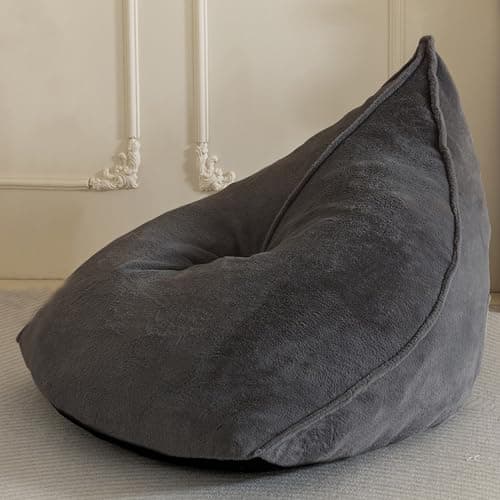 BYBYME Sherpa-Lined Giant Bean Bag Chairs for Adults & Teenagers