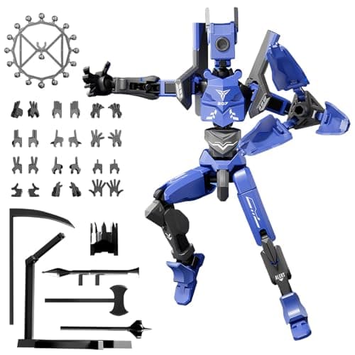 T13 5.2 Inch Robo Action Figure - Ultimate Hero for Playtime (White)