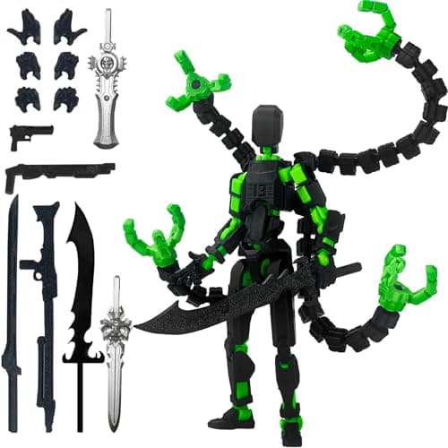 3D Printed T13 Multi-Jointed Action Figure for Game Lovers