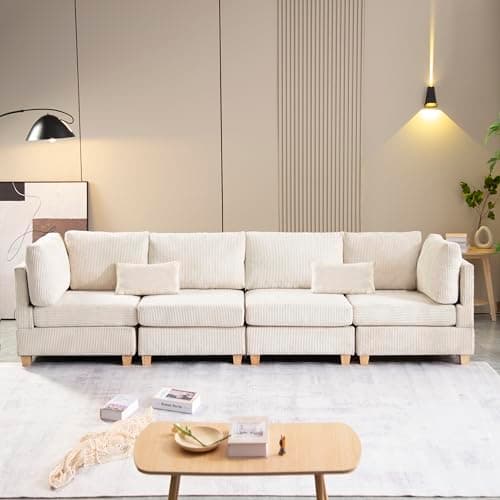 Modern L-Shaped Sectional Sofa Set for Living Room