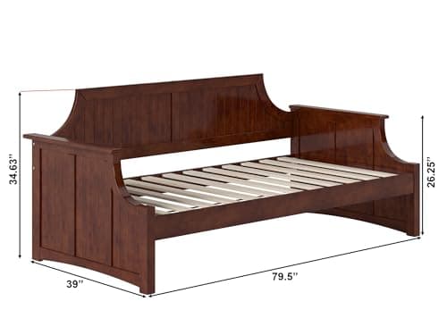 Walnut AFI Cambridge Twin Wood Daybed