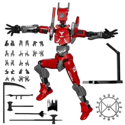 T13 5.2 Inch Robo Action Figure - Ultimate Hero for Playtime (White)