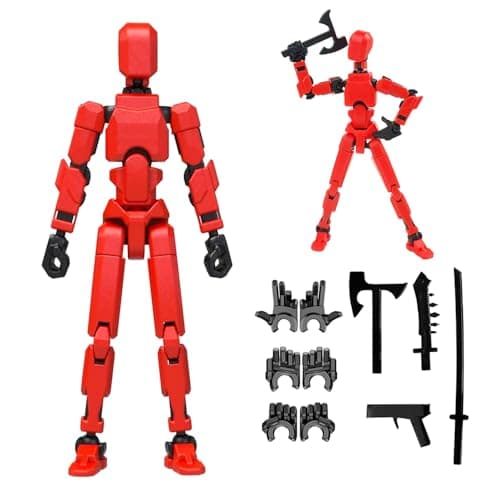 Titan 13 3D Printed Action Figure, Lucky Robot Gifts (9 PCS-ASSEMBLY REQUIRED)