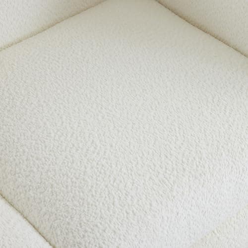Christopher Knight Home Almab 82 Inches 3-Seater Boucle Couch, Modern Beige Sofa