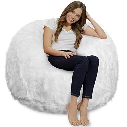 Charcoal Giant Chill Sack Bean Bag Chair - Memory Foam Sofa