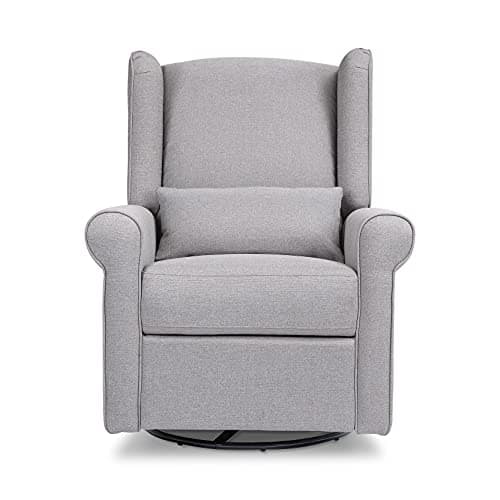 Misty Grey DaVinci Hayden Recliner & Swivel Glider, Greenguard Gold Certified