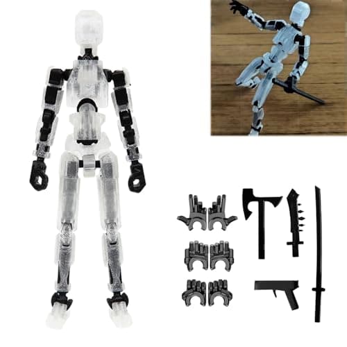 Titan 13 3D Printed Action Figure, Lucky Robot Gifts (9 PCS-ASSEMBLY REQUIRED)