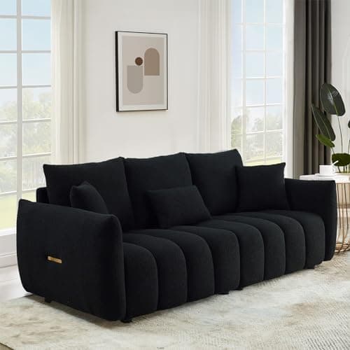 Modern 82 Comfy Teddy Cloud Sofa for Living Room, Bedroom, Office, Apartment