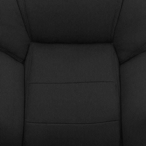 Hercules Series Black Swivel Office Chair with Loop Arms