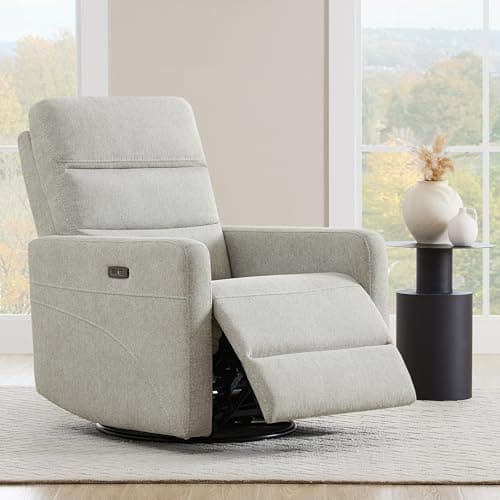 Oversized Power Reclining Glider Chair with USB Ports for Living Room