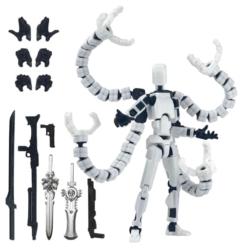 3D Printed T13 Multi-Jointed Action Figure for Game Lovers