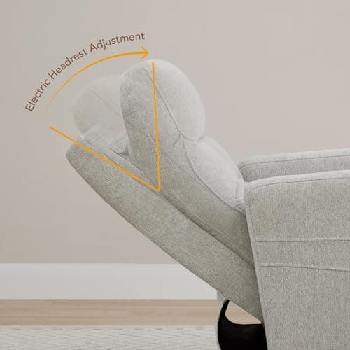 Oversized Power Reclining Glider Chair with USB Ports for Living Room
