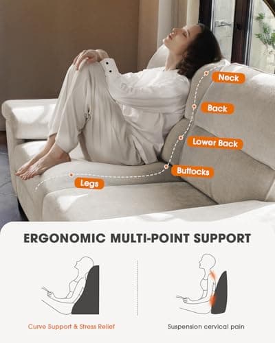 Beige 88.97" Deep Seat Chenille Sleeper Sofa with High Legs