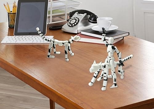 Titan 13 Robot Cat Action Figure Set for Desk Decorating
