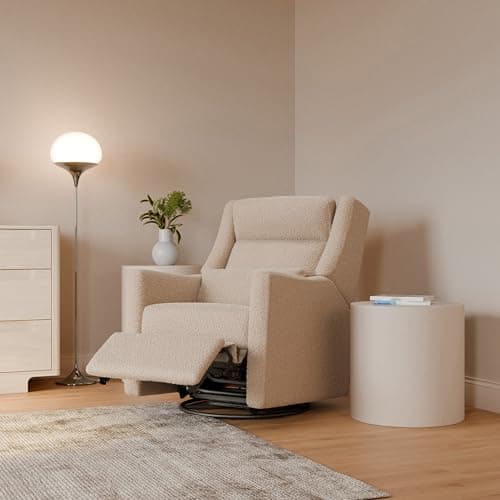 Babyletto Kiwi Power Glider Recliner, GREENGUARD Gold Certified, Cream