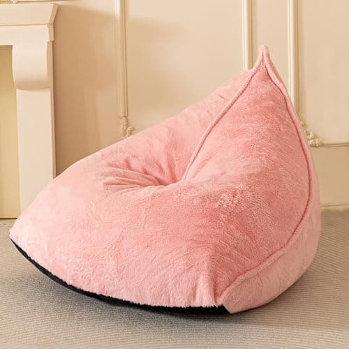 BYBYME Sherpa-Lined Giant Bean Bag Chairs for Adults & Teenagers