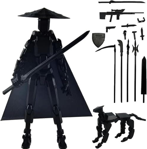 3D Printed T13 Multi-Jointed Action Figure Gift for Collectors (2PCSY-C)
