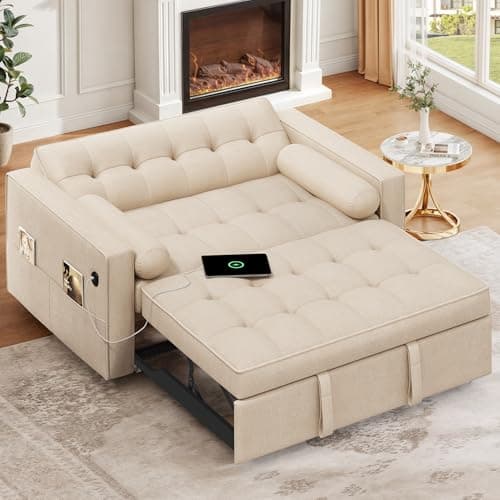 DWVO Dark Grey 3-in-1 Sleeper Sofa Bed with Reclining Backrest & Storage – Living Room Furniture